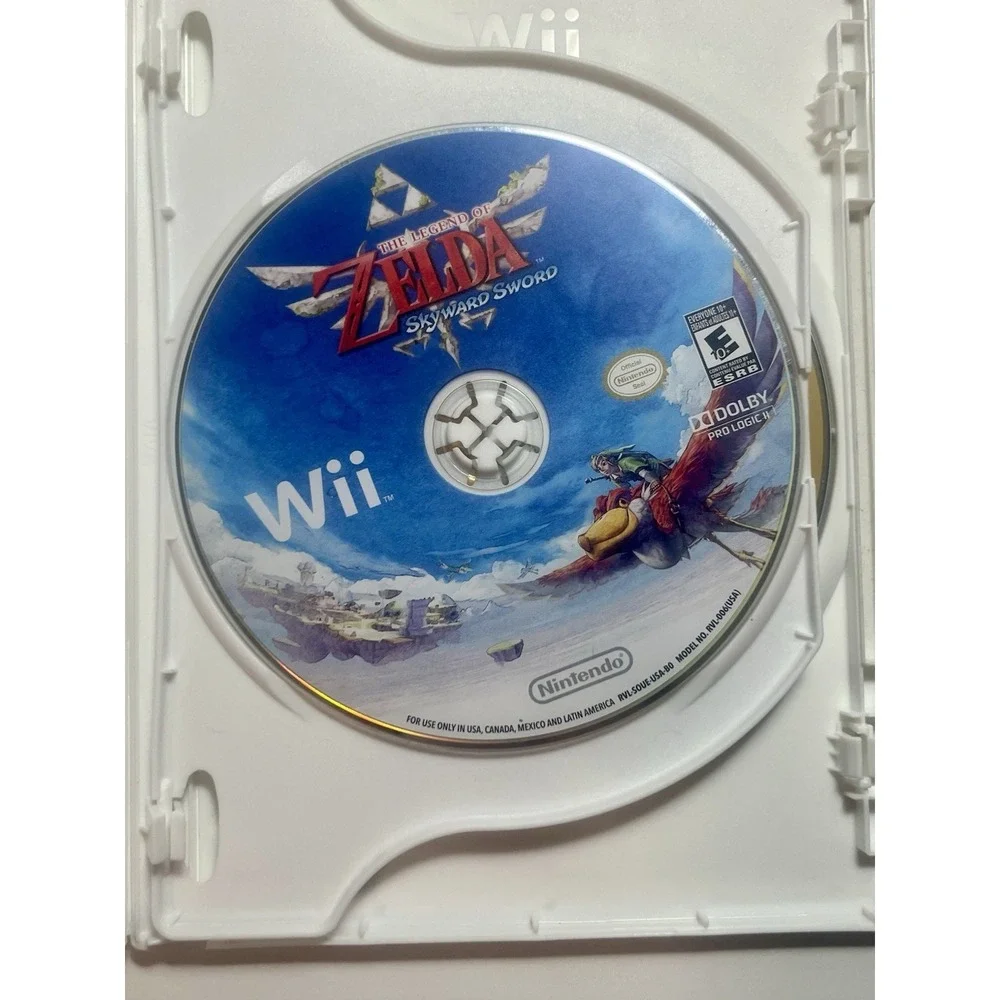 The Legend of Zelda Skyward Sword Nintendo Wii Video Game & Music CD 25th Ann